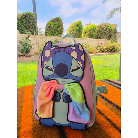 NWT Loungefly Disney Lilo and Stitch Super Stitch Laundry Backpack main image 4